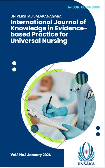 					View Vol. 1 No. 1 (2026): International Journal of Knowledge in Evidence-based Practice for Universal Nursing
				