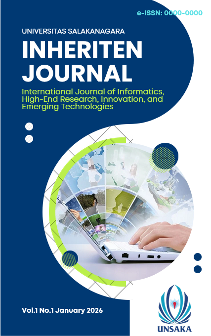 					View Vol. 1 No. 1 (2026): International Journal of Informatics, High-End Research, Innovation, and Emerging Technologies
				